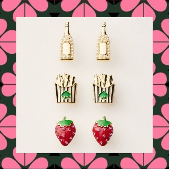 kate spade Jewelry - Kate Spade 3 earring sets from the viral Target Collection